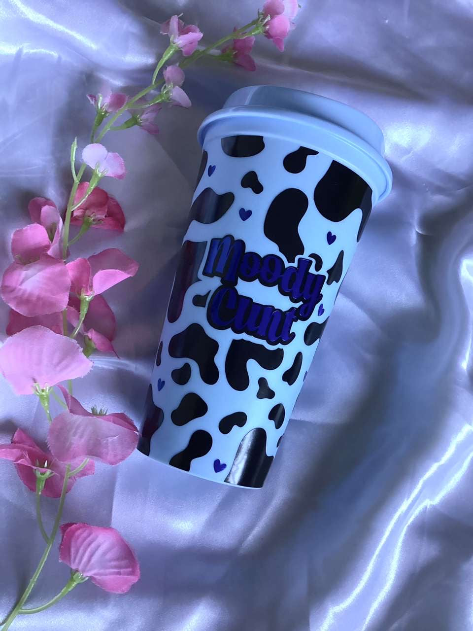 Moody c*nt blue hot cup